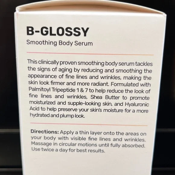 NIB Maelys B-GLOSSY Smoothing Body Serum - Picture 3 of 9